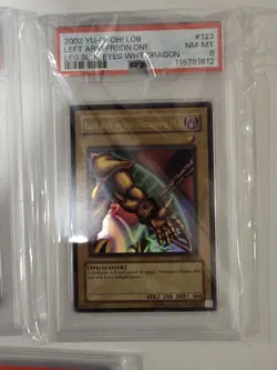 PSA 7-8 Exodia The Forbidden One LOB-124 2002 Yu-Gi-Oh! + All 5 Pieces - Image 3
