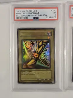 PSA 7-8 Exodia The Forbidden One LOB-124 2002 Yu-Gi-Oh! + All 5 Pieces - Image 5