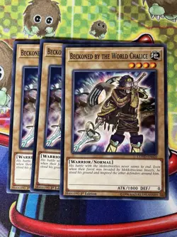 Yugioh Beckoned By The World Chalice COTD-EN020 Playset - Image 1