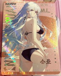 QI YE - Quiet Time Chase ML Silver Foil card Sexy Anime Goddess Story Girl WAIFU - Image 1