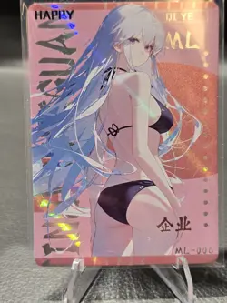 QI YE - Quiet Time Chase ML Silver Foil card Sexy Anime Goddess Story Girl WAIFU - Image 2
