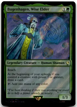Bugenhagen, Wise Elder (Surge Foil) 66 Rare Commander: FINAL FANTASY LP - Image 1
