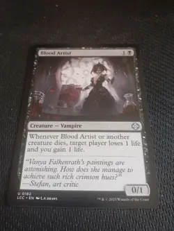 MTG ~ Blood Artist ~ LCC ~ NM - Image 1