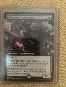 MTG - Bloodroot Apothecary - (BLC #61) Extended Art - Bloomburrow - Regular - NM - Image 1