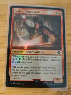 MTG Erebor Flamesmith (FOIL) 0122 Lord of the Rings M/NM Free UK P&P - Image 1