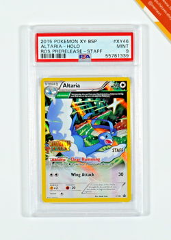 Pokemon PSA 9 Altaria #XY46 Holo Prerelease Staff Promo 2015 English - Image 1