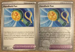 Pokemon TCG Handheld Fan S & V Twilight Masquerade 150/167 Reverse Holo NM - Image 1