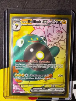 Ionos Bellibolt Ex Full Art 172/159 Pokemon Journey Together NM - Image 3