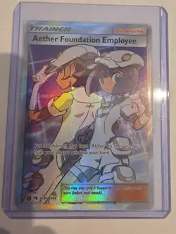 Aether Foundation Employee SV81/SV94 Hidden Fates: Shiny Vault Holo - Pokemon - Image 1
