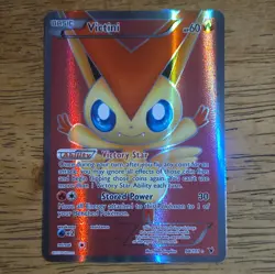 Pokemon TCG Victini 98/101 Noble Victories Full Art Holo Ultra Rare EN 98/101 - Image 1