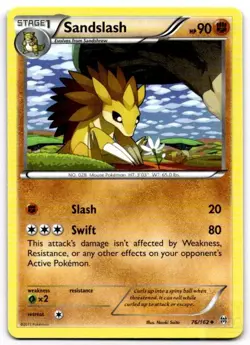 Sandslash 76/162 Uncommon BREAKthrough Pokemon Near Mint - Image 1