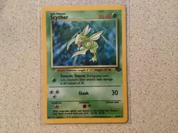 Pokemon Scyther 10/64 Jungle Holo Unlimited - Image 1