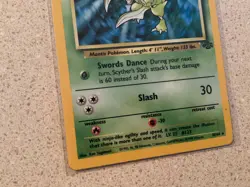 Pokemon Scyther 10/64 Jungle Holo Unlimited - Image 5