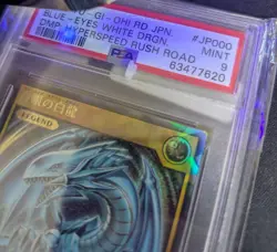 PSA10 Blue-Eyes White Dragon RD-JP000DMP Hyperspeed Rush Road Yu-Gi-Oh Card JP - Image 3