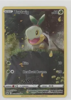 Full Art - Turtwig Pokemon Sword & Shield Crown Zenith Galarian Gallery #GG31 - Image 1