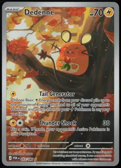 Dedenne 093/088 Holo Illustration Rare Perfect Order Pokemon Near Mint - Image 1