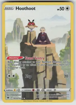 Hoothoot TG12/TG30 Holo Astral Radiance Trainer Gallery Pokemon Holo LP - Image 1