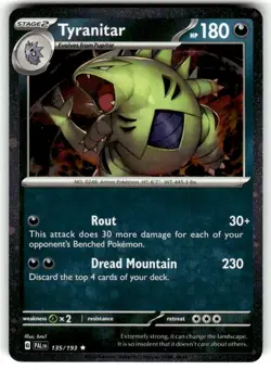 Tyranitar (Cosmos Holo) 135/193 Promo Miscellaneous Cards & Products Pokemon - Image 1