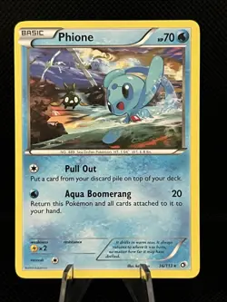 Pokemon TCG - Phione 36/113 Rare Legendary Treasures 2013 Regular - NM - Image 1
