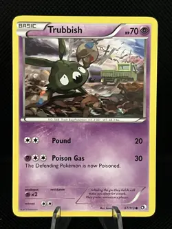 Pokemon TCG- Trubbish 67/113 | Legendary Treasures 2013 Regular Common - NM/M - Image 1