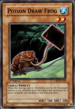 Poison Draw Frog - 1st Edition CRV-EN028 - LP - YuGiOh - Image 1