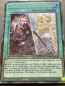 The Fallen & The Virtuous | CH01-EN019 | Starlight Rare | NM | 1st Ed | YuGiOh! - Image 2