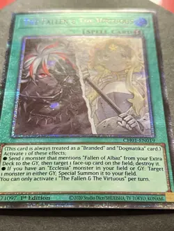 The Fallen & The Virtuous | CH01-EN019 | Starlight Rare | NM | 1st Ed | YuGiOh! - Image 3