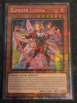 x1 Elfnote Lucina - BPRO-EN010 - Starlight Rare - 1st Edition Yu-Gi-Oh! M/NM - Image 1
