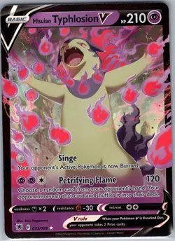 Hisuian Typhlosion V 053/189 SWSH10: Astral Radiance - Pokemon Card - NM - Image 1