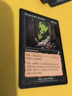 Unspeakable Symbol. Enchantment Magic the Gathering Card. Scourge - Image 5