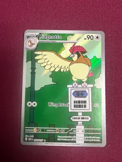 Pidgeotto 208/197 Illustration Rare Obsidian Flames Pokemon Card NM - Image 1