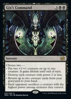 FOIL Gix's Command - MtG BRO-EN - Image 1