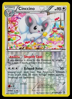 Pokemon Card Cinccino RC19/RC25 Legendary Treasures: Radiant Collection Holo - Image 1