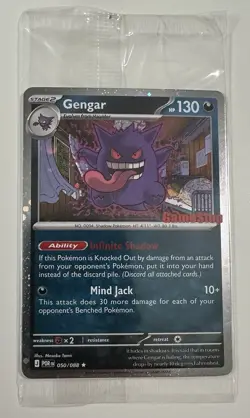 The Pokemon Company Gengar 050/088 GameStop Promo Stamped Holo English 130 HP - Image 1