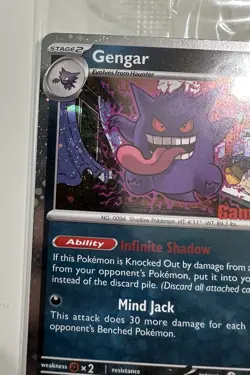 The Pokemon Company Gengar 050/088 GameStop Promo Stamped Holo English 130 HP - Image 3