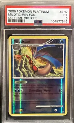 Pokemon Milotic Supreme Victors Shiny Holo Rare #SH7 PSA 5 - Image 1