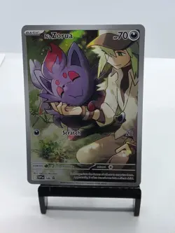 N's Zorua 189 SVP Black Star Promo Illustration Rare Journey Together Pokemon - Image 1
