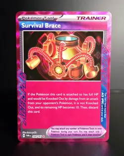 Pokemon TCG - Survival Brace - 164/167 ACE SPEC HOLO - Twilight Masquerade - NM+ - Image 1