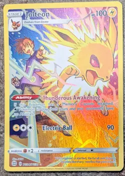 Pokemon TCG Jolteon TG04/TG30 Holo Rare Trainer Gallery Brilliant Stars - Image 1