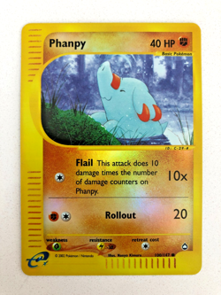 Pokemon 2003 Phanpy Aquapolis 100/147 Reverse Holo [LP] - Image 1