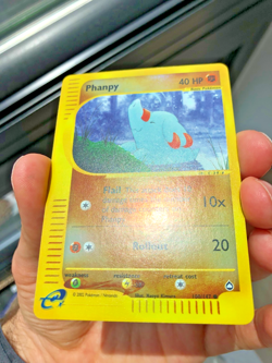 Pokemon 2003 Phanpy Aquapolis 100/147 Reverse Holo [LP] - Image 3