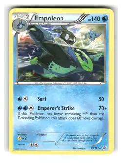 Empoleon 35/113 Rare Legendary Treasures Pokemon Lightly Played - Image 1