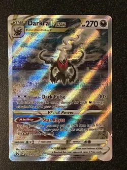 Pokemon TCG Darkrai VSTAR GG50/GG70 Crown Zenith: Galarian Gallery Near Mint NM - Image 1