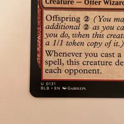Coruscation Mage [Bloomburrow] Magic MTG- Non Foil - Image 3