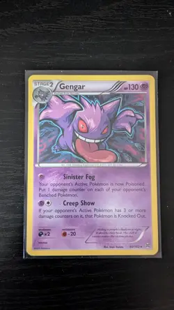 [LP] Gengar 60/162 Non-Holo Breakthrough Pokemon TCG - Image 1