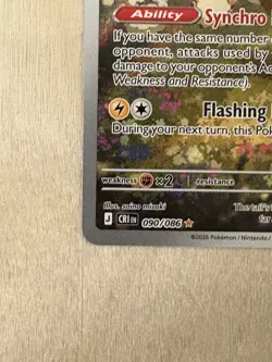 Ampharos Holo Chaos Rising Illustration Rare 090/086 Pokemon TCG - Image 5