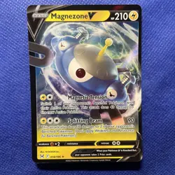 Magnezone V 056/196 Ultra Rare Lost Origin Pokemon TCG - NM - Image 1
