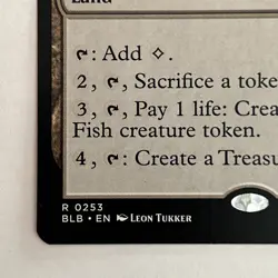 Fountainport BLB 253 Rare Bloomburrow Land LP MTG - Image 3