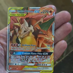 Pokemon TCG Charizard & Braixen GX TAG TEAM 22/236 Holo Ultra Rare 270 HP - Image 1