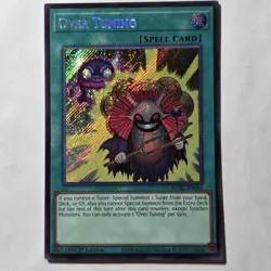 Yugioh secret rare #BLGG-EN034 Over Tuning - Image 1
